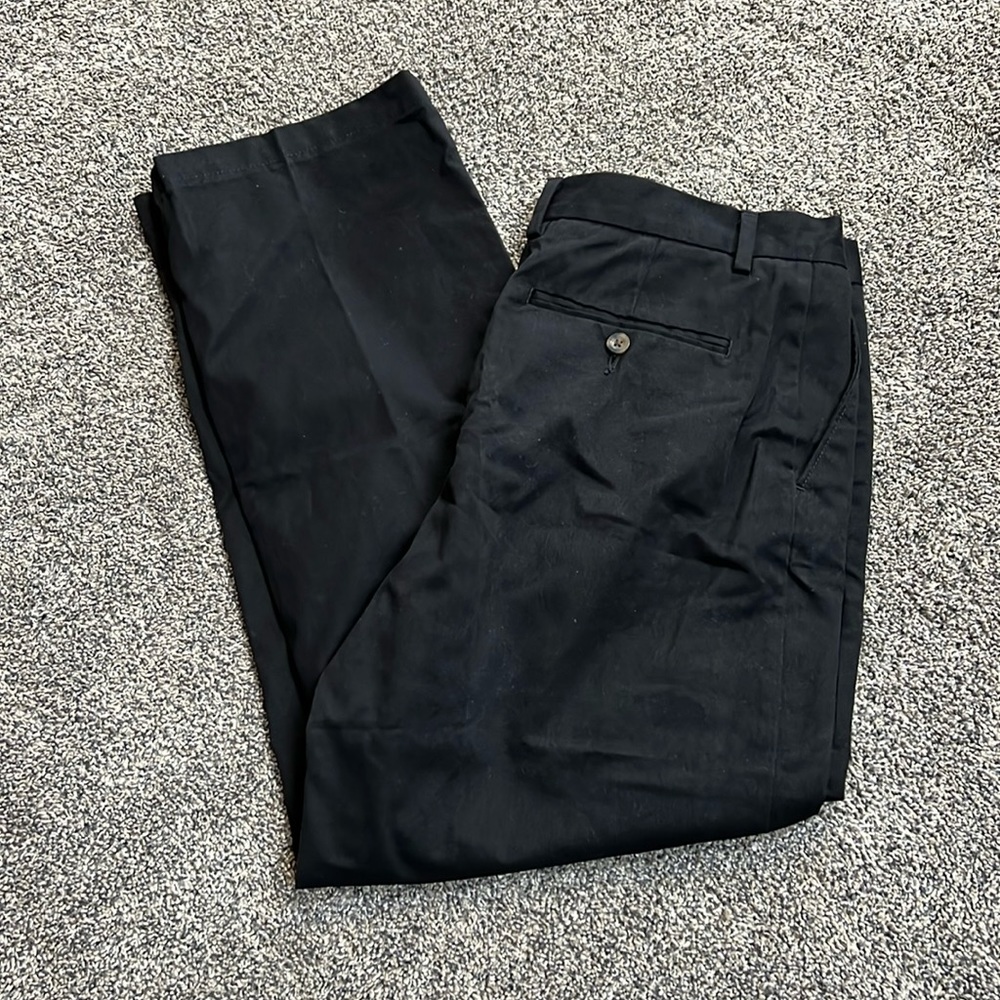 Men’s black dress pants. 34x28